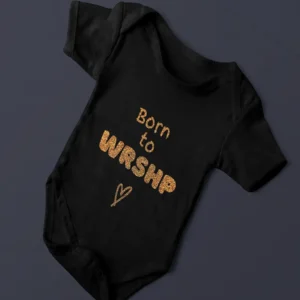 Born to Wrshp Baby Onesie Girls