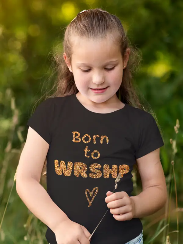 Born To Wrshp Toddler T-shirt Girls