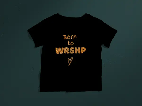 Born To Wrshp Toddler T-shirt Girls - Image 2