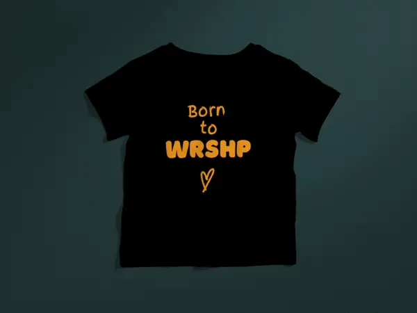 Born to WRSHP Todler Boys T-shirt - Image 2