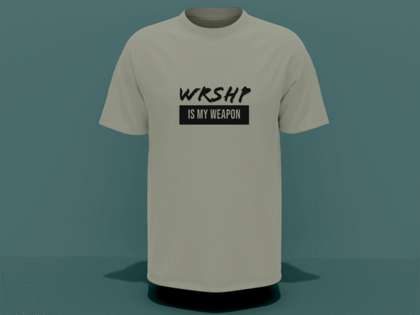 WRSHP is my Weapon T-shirt - Image 2